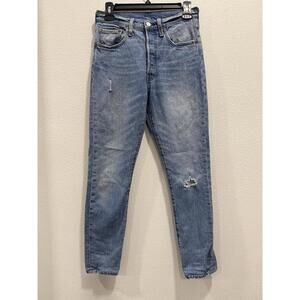 Vintage Levi's 501 Denim Jeans, Women's 26, Light Wash